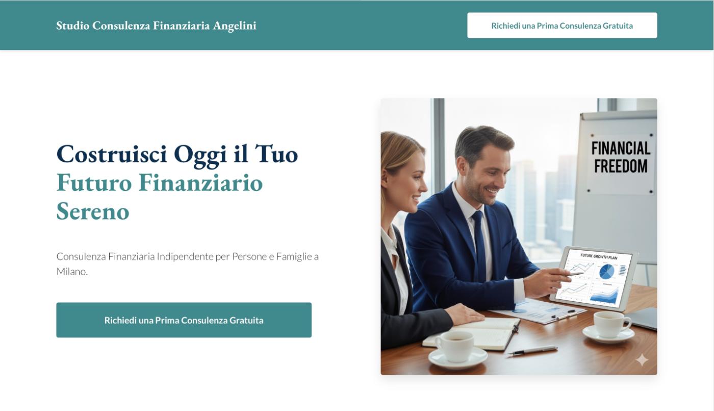 Anteprima sito web Luca Angelini Consulente Finanziario