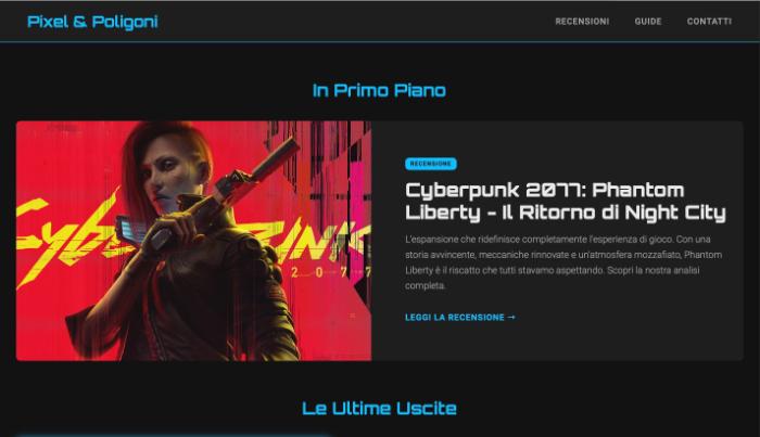 Anteprima blog Pixel e Poligoni